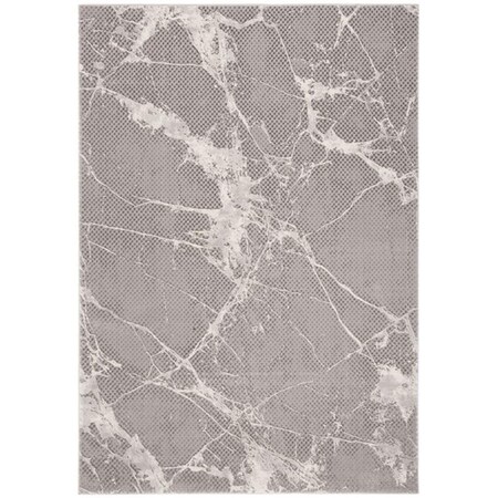 Safavieh 8 x 10 ft. Lurex 187G Power Loomed Rectangle Area Rug Grey & Ivory LUR187G-8